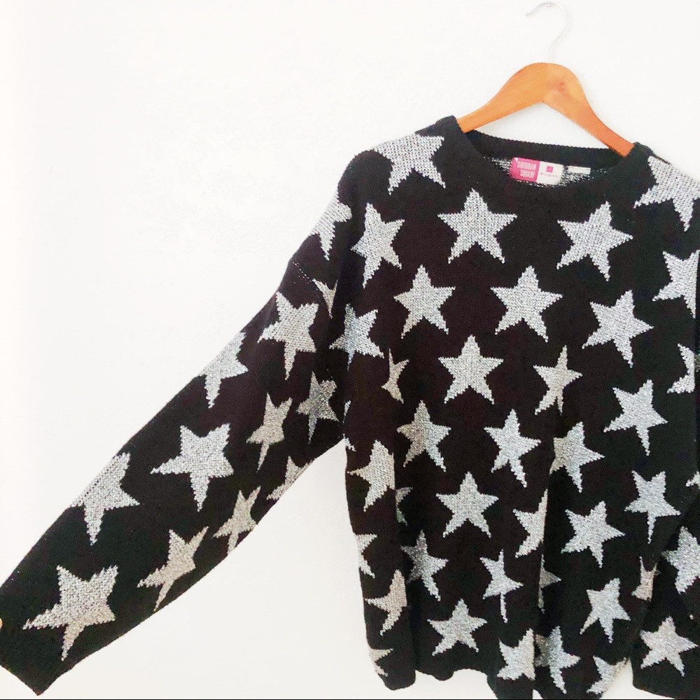 Vintage Silver Star Sweater